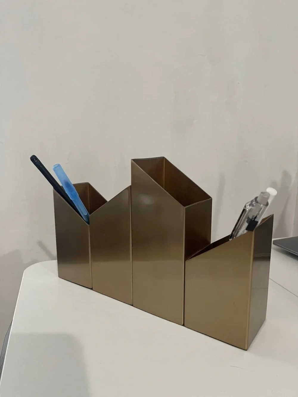 Target Brass Metal Desk Pencil Holder Organizer
